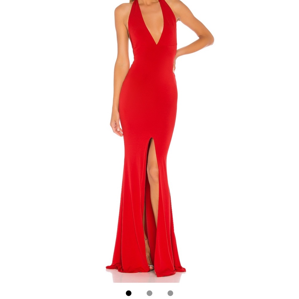 Elegant Red Evening Gown